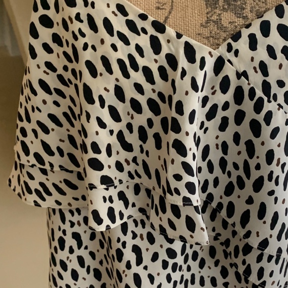 New J. Crew silk leopard print cami size 12 tank career party tank top layer - Picture 2 of 14